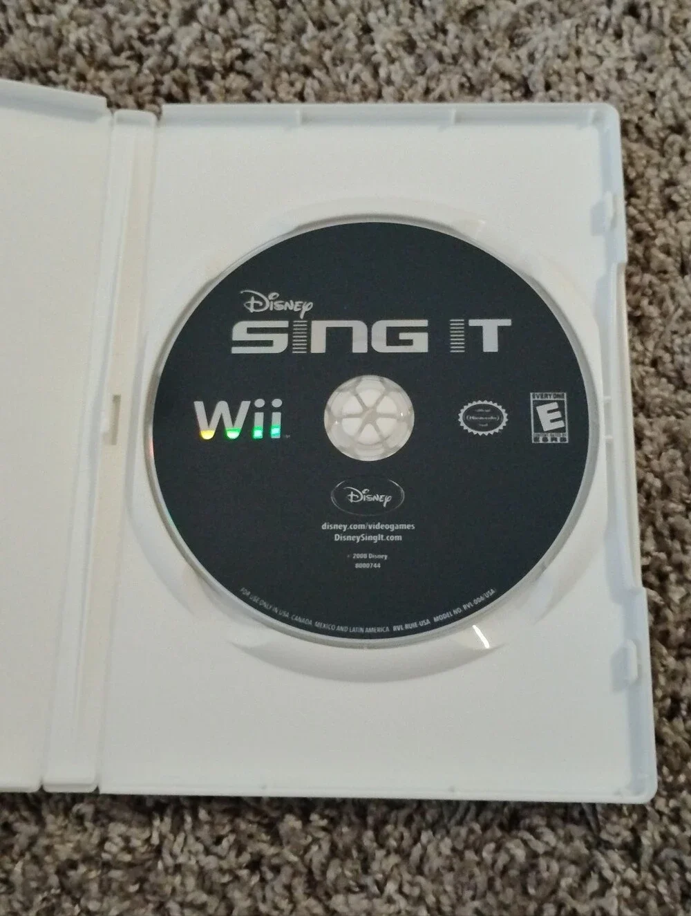 Disney Sing It (Nintendo Wii) - Game & Original Case